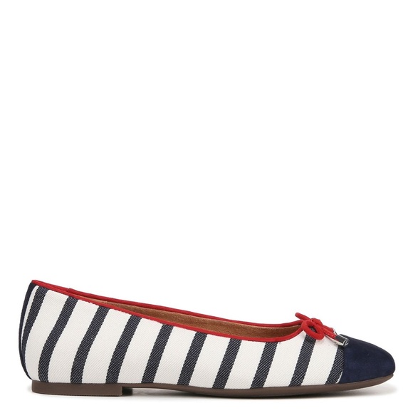 Vionic Klara Flat Red/Navy/White 6.5 - Picture 2 of 12